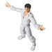 Photo de dos de la figurine Beyonder Marvel Legends avec bouclier et posture dynamique