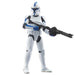 Figurine HASBRO Star Wars Ahsoka Clone Trooper Lieutenant en position dynamique sur fond blanc