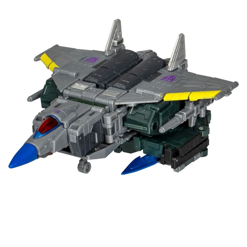 Accessoires de la figurine Transformers Legacy Overcharge : tête alternative, épée et deux fusils laser