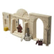 Vue arrière de la figurine Jawa Mos Eisley avec détails du costume et accessoires