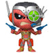 Figurine Funko POP Iron Maiden Cyborg Eddie vue de face en vinyle de 9 cm dans sa boîte cadeau