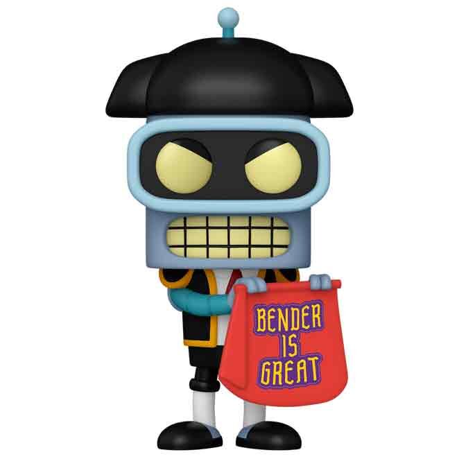 Figurine Funko POP Matador Bender de Futurama en vinyle de 9 cm dans sa boîte cadeau