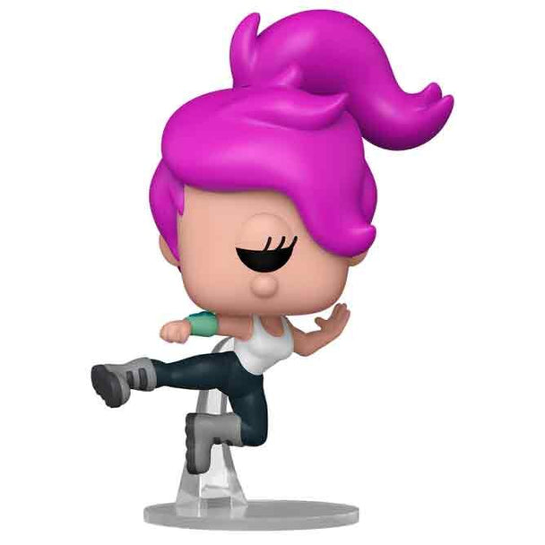 Figurine Funko POP Turanga Leela de Futurama en vinyle de 9 cm dans sa boîte cadeau officielle