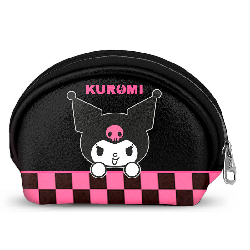 Porte-monnaie Hello Kitty et Kuromi de KARACTERMANIA, vue rapprochée du design adorable avec les deux personnages emblématiques.
