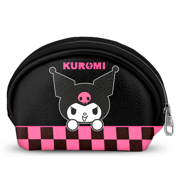 Porte-monnaie Hello Kitty et Kuromi de KARACTERMANIA, vue rapprochée du design adorable avec les deux personnages emblématiques.