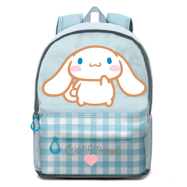 Sac à dos Hello Kitty Cinnamoroll de 44cm signé KARACTERMANIA, vue de face avec son design coloré et ses détails distinctifs.