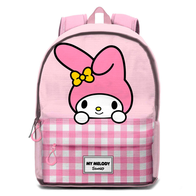 Sac à dos Hello Kitty My Melody 44cm KARACTERMANIA avec design coloré et dimensions 31x18x44cm