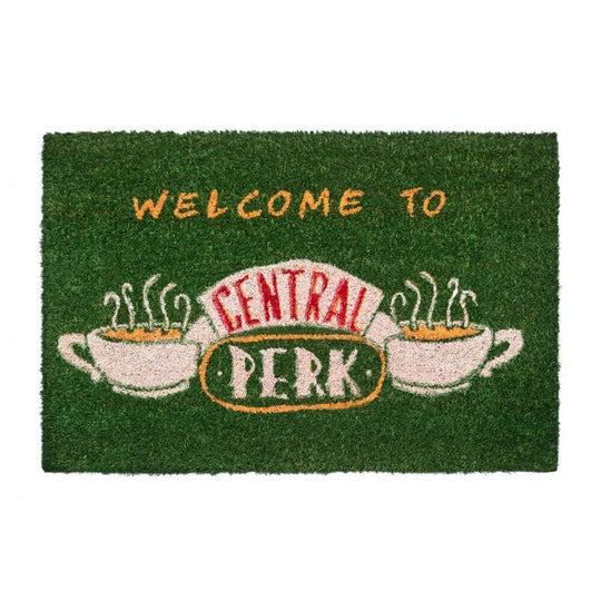 Paillasson Friends Central Perk 60x40cm avec logo coloré sur fond noir