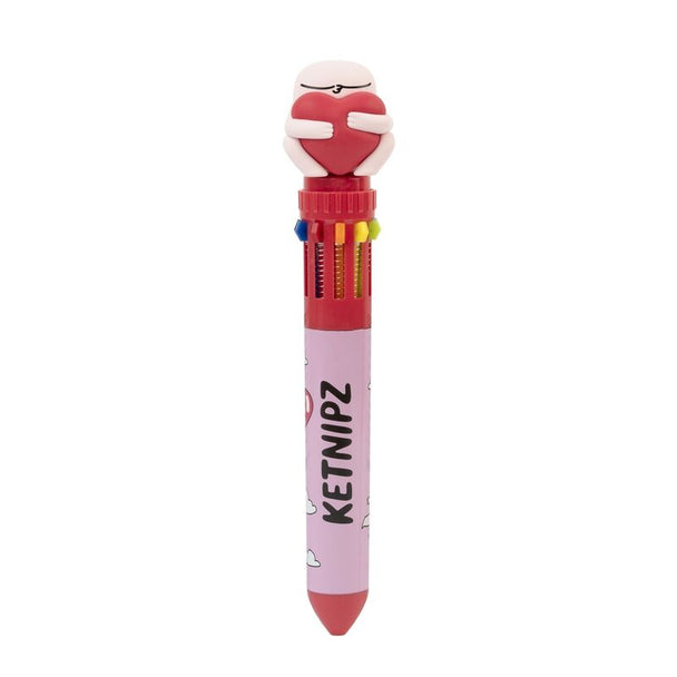 Figurine Ketnipz 3D Pen en PVC avec 10 couleurs vives vue de face, design signé ERIK