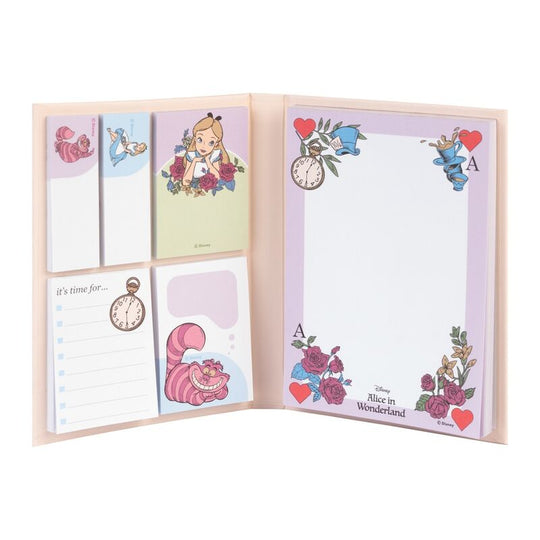 Bloc-notes Alice au Pays des Merveilles ERIK format A6 avec couverture illustrée colorée