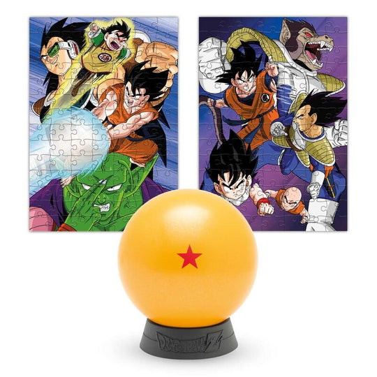 Puzzle Dragon Ball Z 1 Star Ball assemblé avec 98 pièces et base d'exposition visible