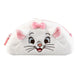 Vue de face de la trousse à crayons Disney Les Aristochats avec l'image de Marie sur fond rose clair