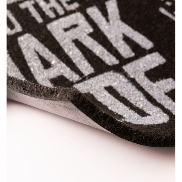 Détail de la base antidérapante en PVC du paillasson Star Wars ERIK
