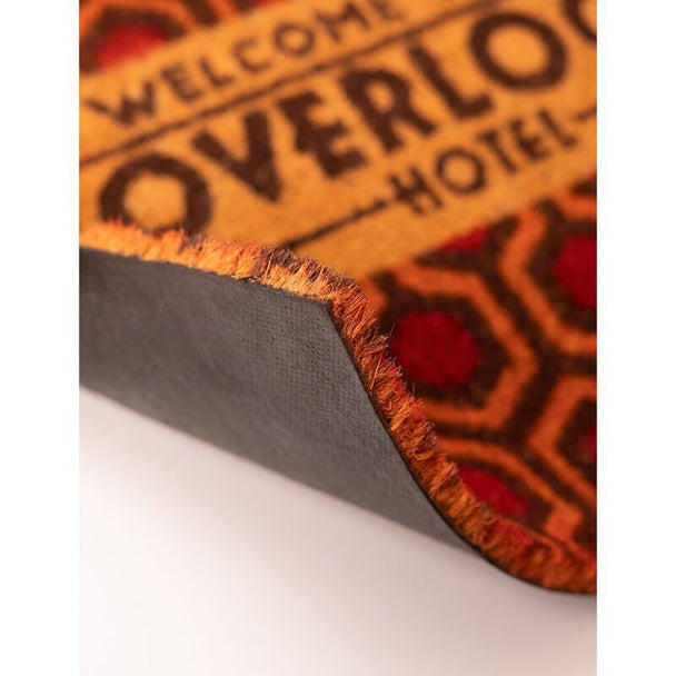 Zoom sur la texture de surface du paillasson The Shining avec base antidérapante en PVC