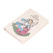 Vue rapprochée des pages blanches du bloc-notes Alice in Wonderland pour écrire vos notes