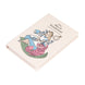 Vue rapprochée des pages blanches du bloc-notes Alice in Wonderland pour écrire vos notes