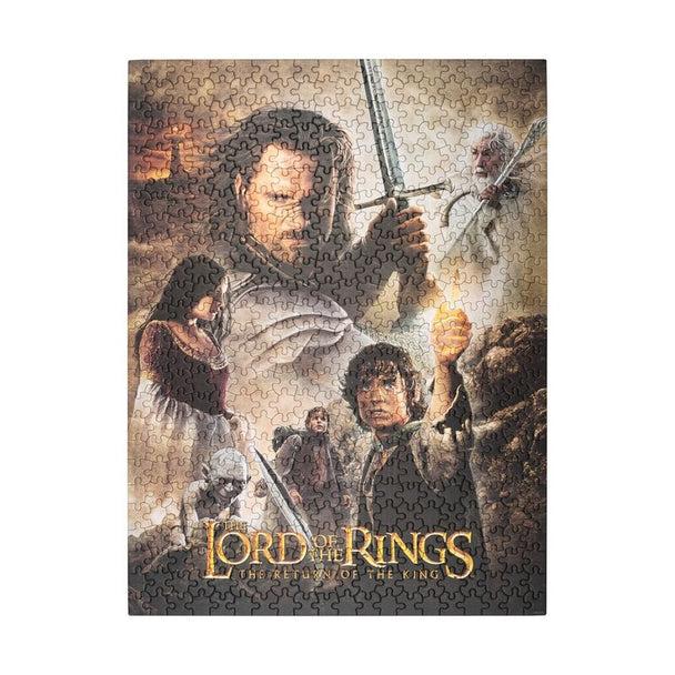 Image A4 fournie en guide pour assembler le puzzle vertical de 61x45,7 cm Le Retour du Roi