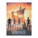 Packaging cylindrique élégant du puzzle One Piece 500 pièces avec le logo ERIK et illustration des Pirates au Chapeau de Paille