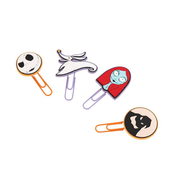 Clip avec design de Jack Skellington en métal et PVC, partie du set de 4 clips Disney