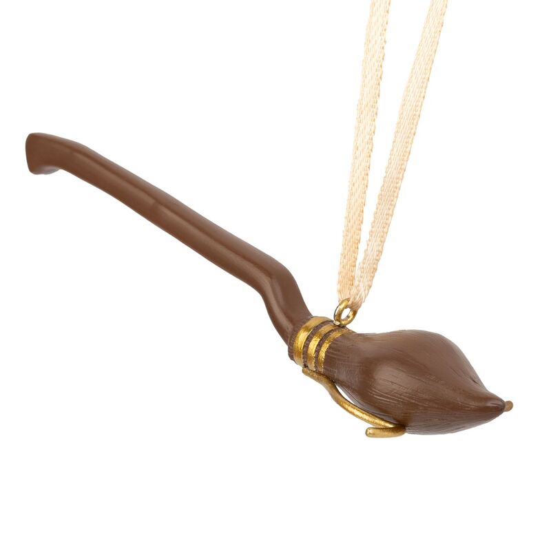 Ornement de Noël Harry Potter en résine de 7 cm, peint à la main, suspendu par un ruban satin rouge