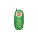 Détail du design Pickle Rick sur la trousse à crayons ERIK montrant les couleurs vives et le logo