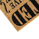 Base antidérapante en PVC du paillasson One Piece assurant stabilité et sécurité à l'entrée
