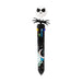 Détail des textures du topper Jack Skellington inspiré de The Nightmare Before Christmas
