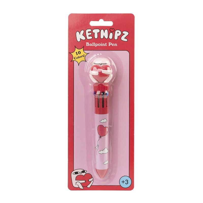 Vue latérale de la figurine Ketnipz 3D Pen montrant la texture PVC et les couleurs variées
