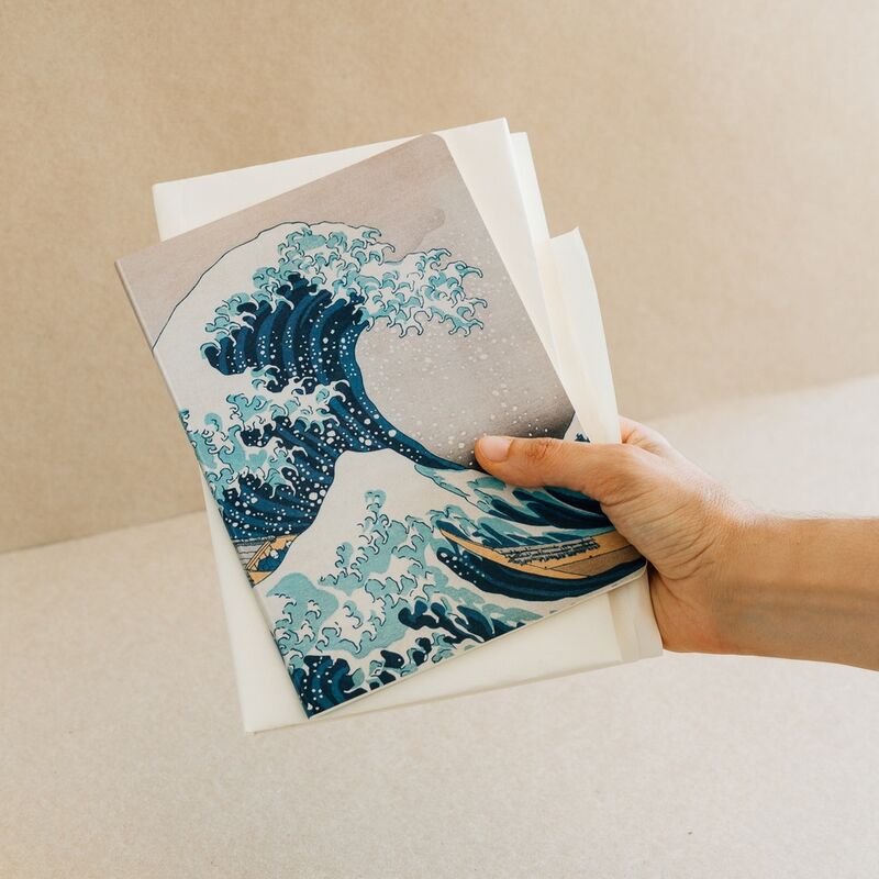 Pages intérieures lignées d’un carnet A5 ERIK, parfaites pour écrire ou dessiner au quotidien