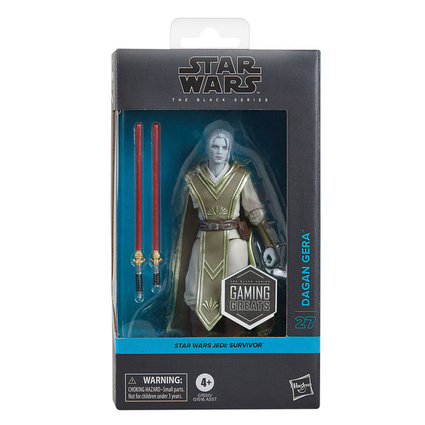 Figurine Dagan Gera Star Wars Jedi Survivor de face avec détails précis