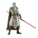 Zoom sur le visage expressif de la figurine Dagan Gera Star Wars