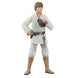 Vue latérale de la figurine Luke Skywalker montrant les détails du costume