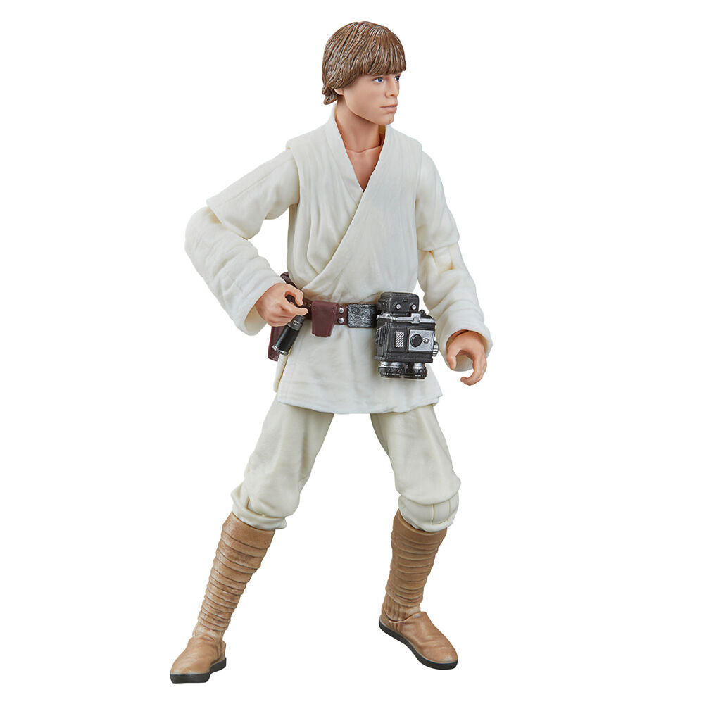 Figurine Luke Skywalker en position de combat avec sabre laser