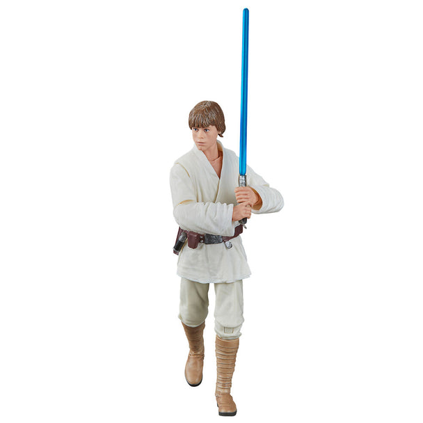 Vue rapprochée de la tête articulée de la figurine Luke Skywalker HASBRO