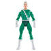 Gros plan sur le visage expressif de la figurine Quicksilver Marvel