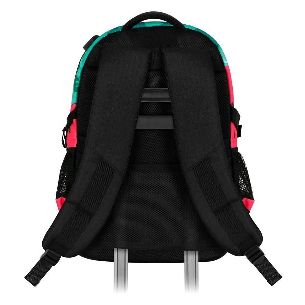 Vue arrière du sac à dos avec bretelles rembourrées et panneau dorsal renforcé pour un confort optimal