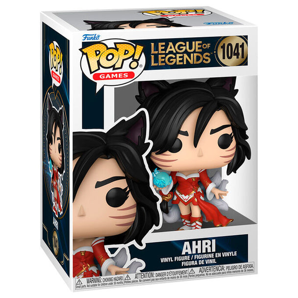 Figurine Funko POP Ahri de League of Legends en vinyle de 9 cm dans sa boîte cadeau officielle