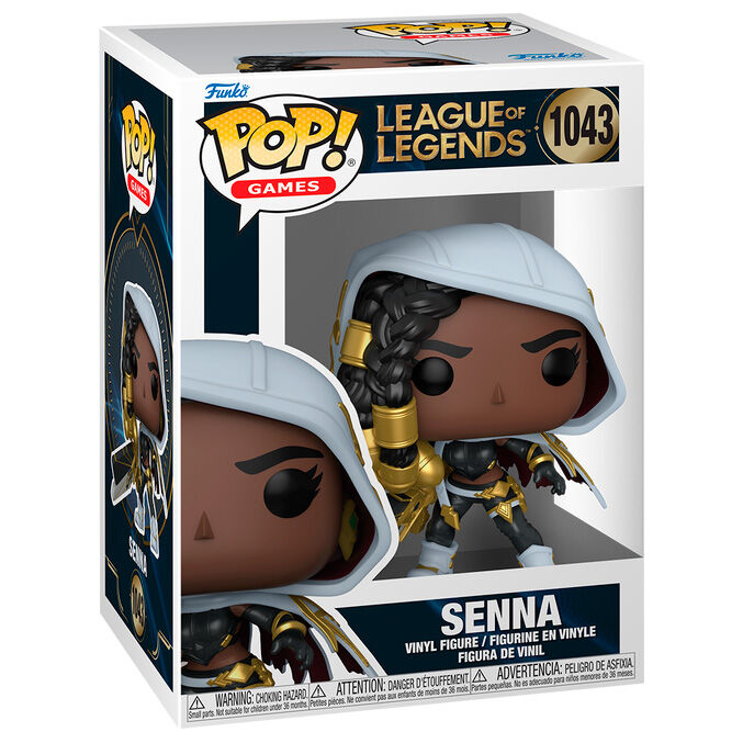 Figurine Funko POP Senna de League of Legends en vinyle de 9 cm dans sa boîte cadeau