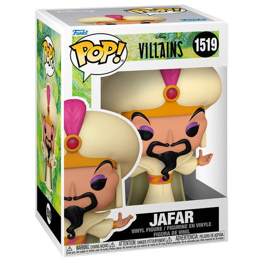 Figurine Funko POP Jafar Disney Villains en vinyl de 9 cm dans sa boîte cadeau transparente