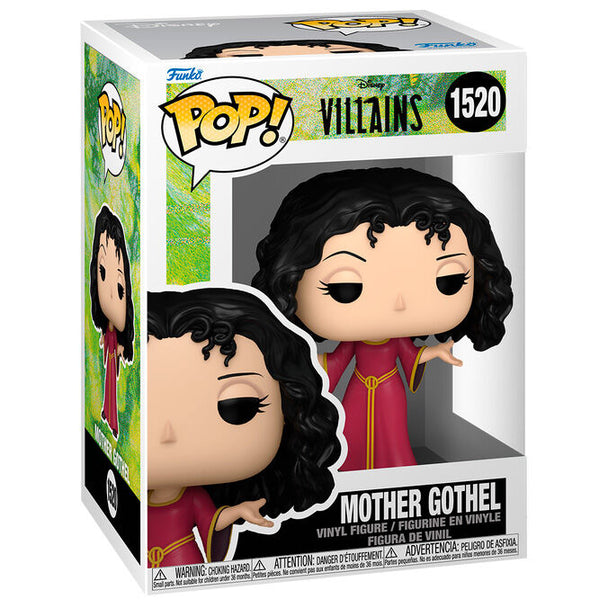 Figurine Funko POP de Mother Gothel de Disney Villains en vinyl de 9 cm dans sa boîte cadeau