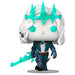 Vue rapprochée de la figurine Funko POP Viego League of Legends montrant les détails précis du personnage en vinyle