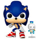 Vue rapprochée de la figurine Sonic The Hedgehog avec Chao en vinyle, idéale pour collectionneurs et fans.