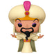 Vue rapprochée de la figurine Funko POP Jafar avec ses détails précis et son emballage collector