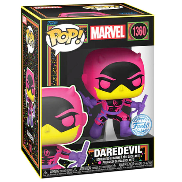 Figurine Funko POP Daredevil Marvel exclusive de 9 cm en vinyle dans sa boîte cadeau