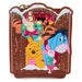 Vue avant du portefeuille Loungefly Disney Winnie l'Ourson Holiday Friends avec illustration colorée