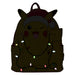 Vue latérale montrant la profondeur et les poches du sac à dos Pokémon Pikachu Holiday