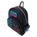 Vue latérale du sac à dos Star Wars Neon 70 montrant la poche zippée