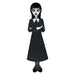 Photo rapprochée du fermoir métallique du pin's Loungefly Wednesday Addams