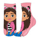 Emballage des chaussettes Coraline DREAMWORKS avec logo et informations produit