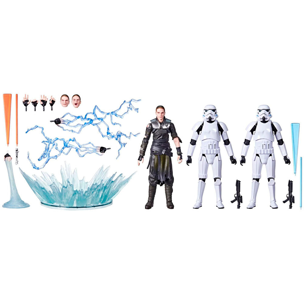 Ensemble Starkiller et Stormtroopers avec accessoires, figurines de collection HASBRO